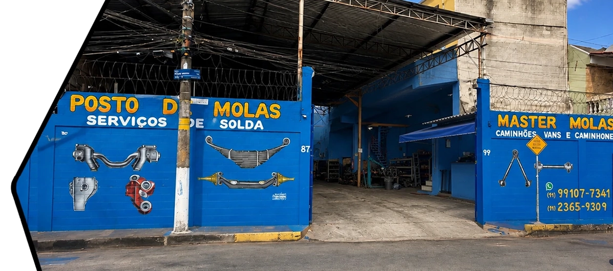 Fachada da Master Molas na Freguesia do Ó